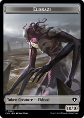 Eldrazi // Knight Double-Sided Token [Commander Masters Tokens] | Exor Games Dartmouth