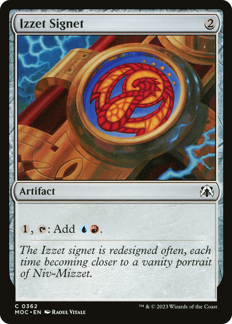 Izzet Signet [March of the Machine Commander] | Exor Games Dartmouth