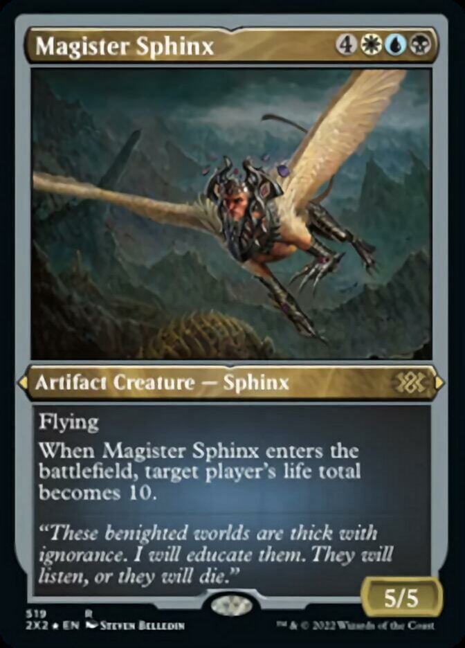 Magister Sphinx (Foil Etched) [Double Masters 2022] | Exor Games Dartmouth