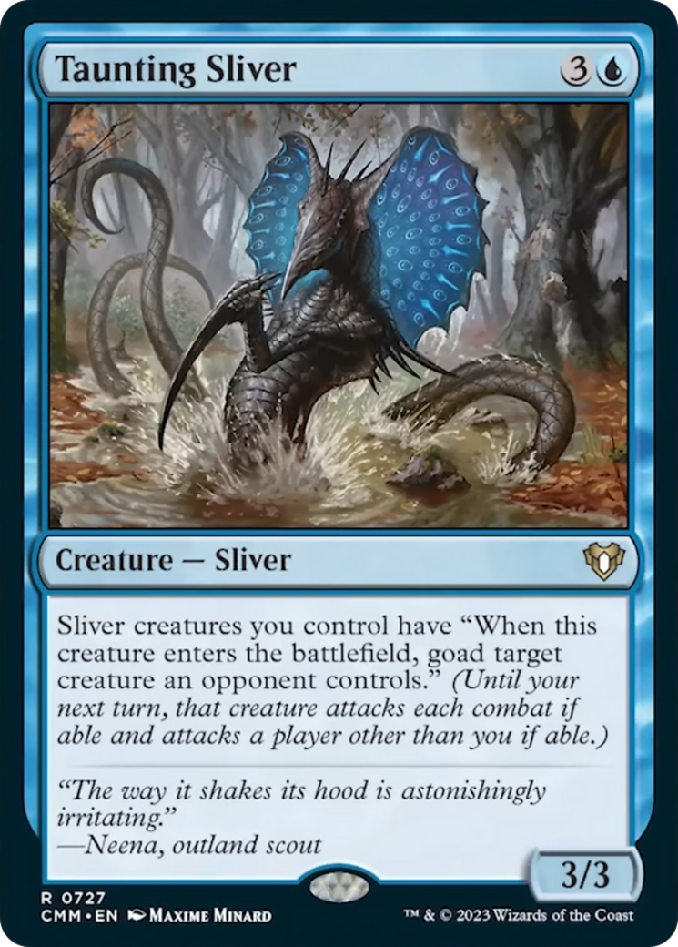 Taunting Sliver [Commander Masters] | Exor Games Dartmouth