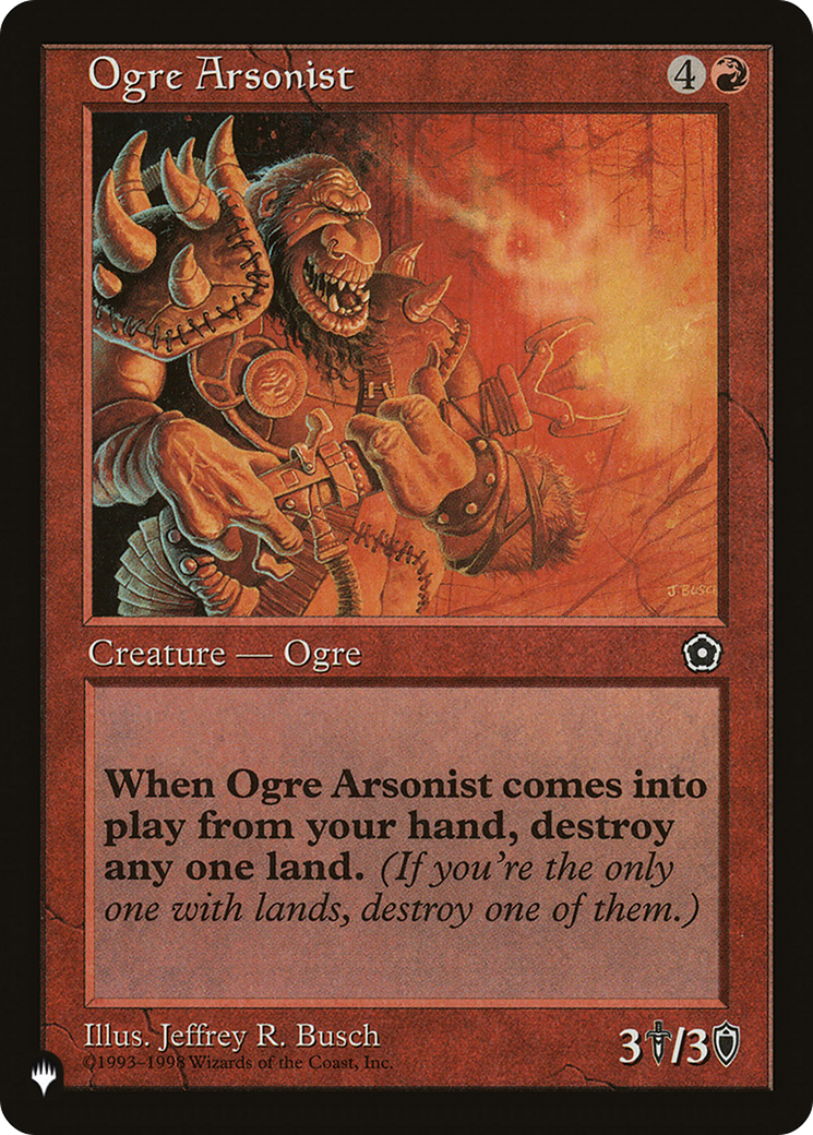 Ogre Arsonist [The List] | Exor Games Dartmouth