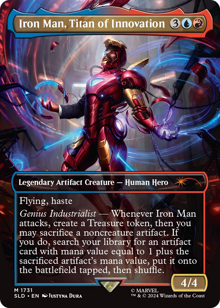 Iron Man, Titan of Innovation (Rainbow Foil) [Secret Lair Drop Series] | Exor Games Dartmouth