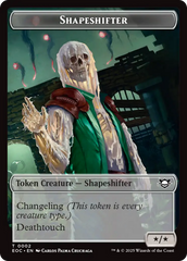 Shapeshifter // Golem (0013) Double-Sided Token [Edge of Eternities Commander Tokens] | Exor Games Dartmouth