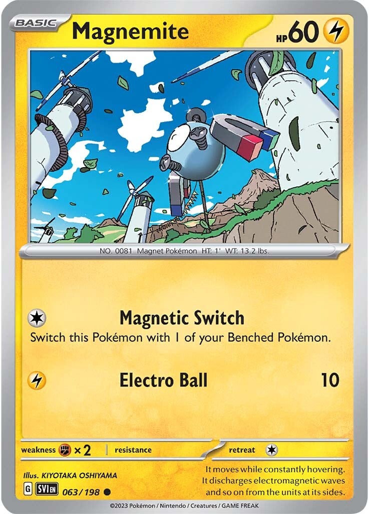 Magnemite (063/198) [Scarlet & Violet: Base Set] | Exor Games Dartmouth