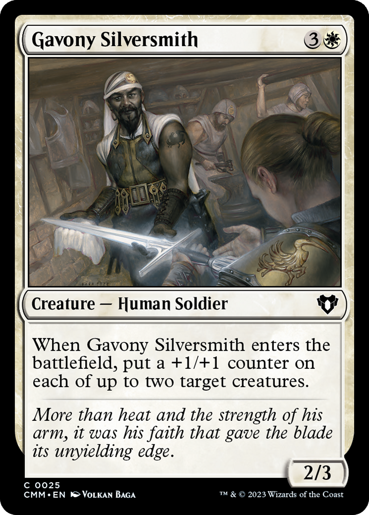 Gavony Silversmith [Commander Masters] | Exor Games Dartmouth