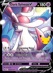 Dark Sylveon V (SWSH134) (Jumbo Card) [Sword & Shield: Black Star Promos] | Exor Games Dartmouth