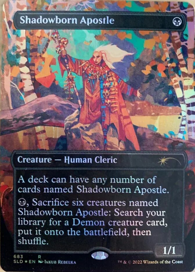 Shadowborn Apostle (Borderless) (683) [Secret Lair Drop Promos] | Exor Games Dartmouth