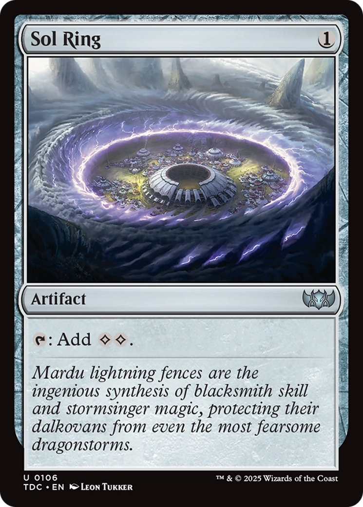 Sol Ring [Tarkir: Dragonstorm Commander] | Exor Games Dartmouth