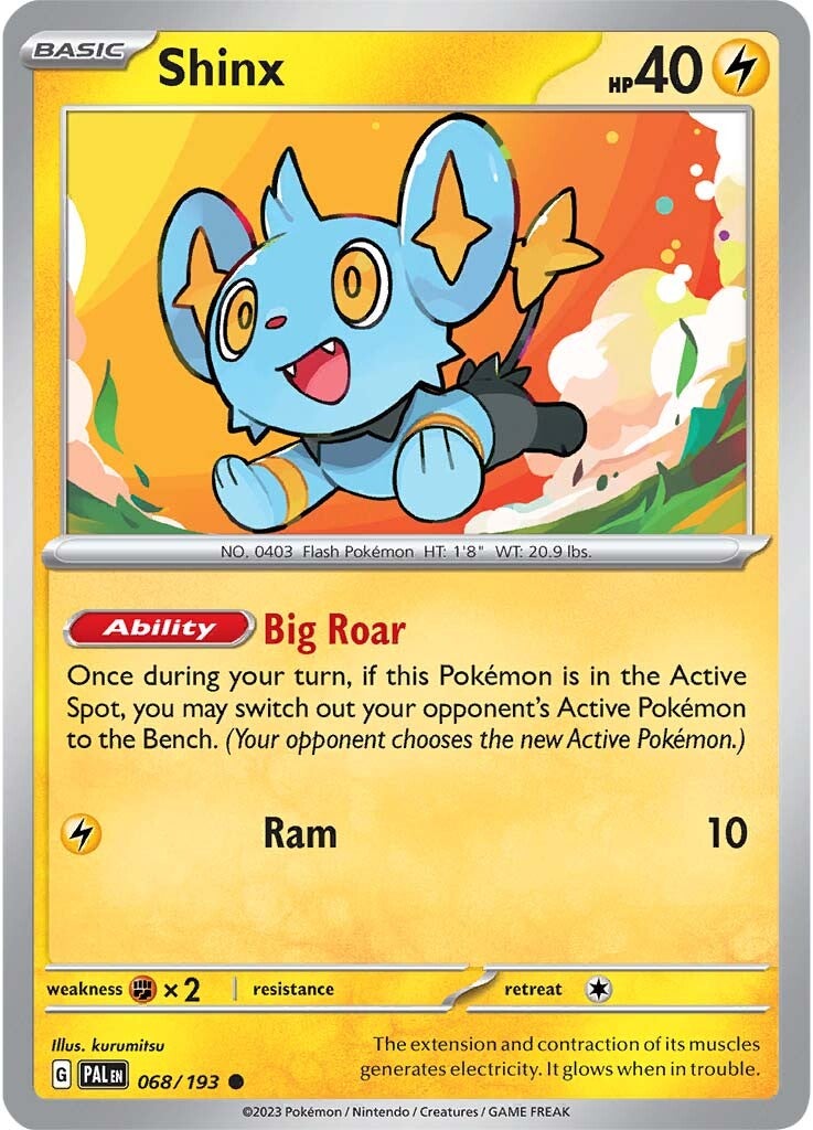 Shinx (068/193) [Scarlet & Violet: Paldea Evolved] | Exor Games Dartmouth