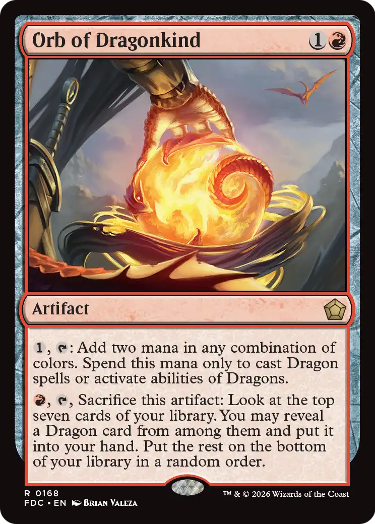 Orb of Dragonkind [Foundations Commander] | Exor Games Dartmouth