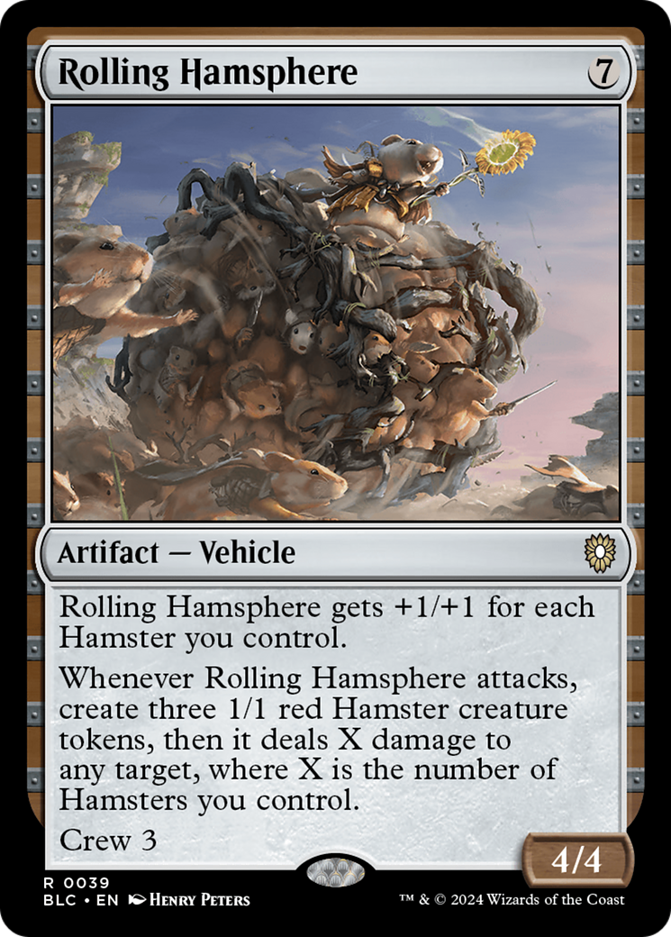 Rolling Hamsphere [Bloomburrow Commander] | Exor Games Dartmouth