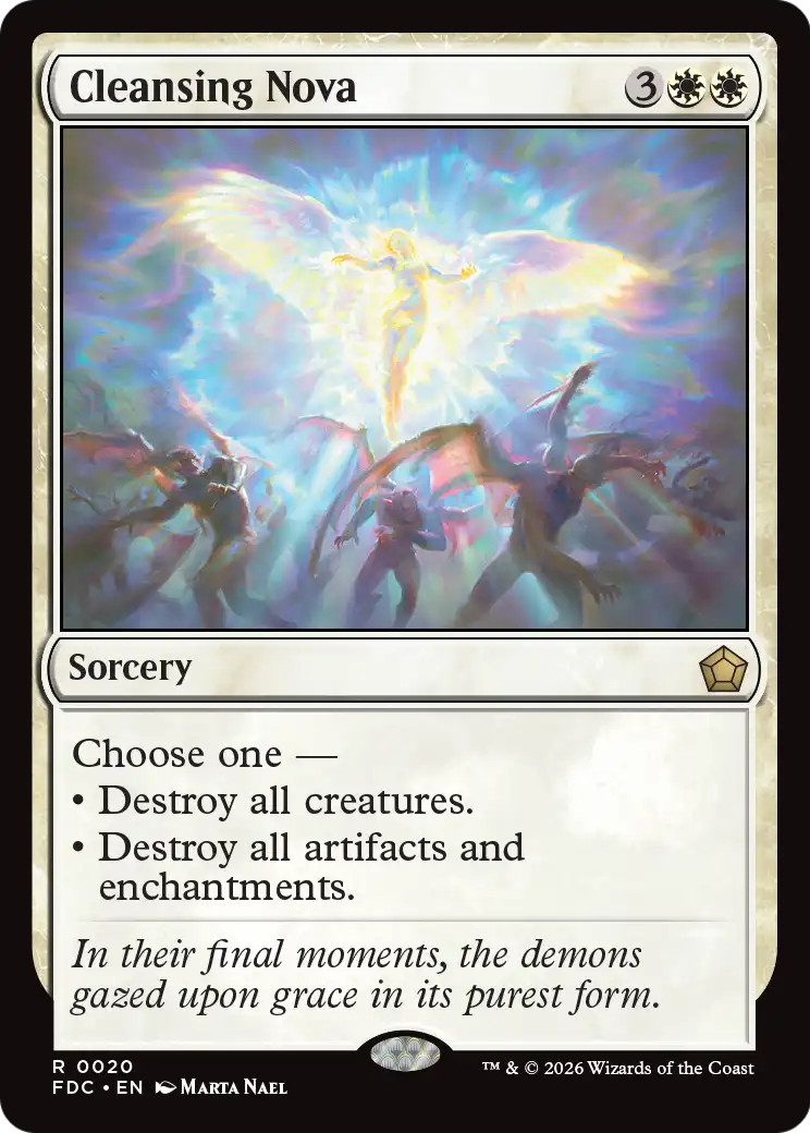 Cleansing Nova [Foundations Commander] | Exor Games Dartmouth