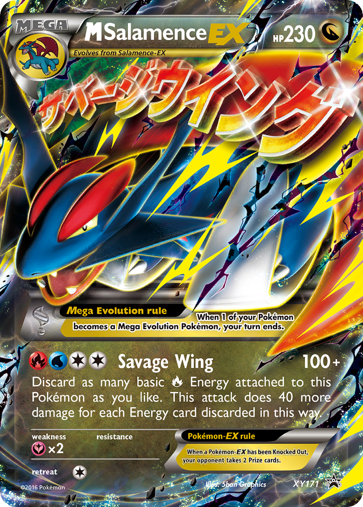 M Salamence EX (XY171) [XY: Black Star Promos] | Exor Games Dartmouth