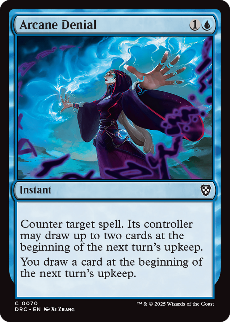 Arcane Denial [Aetherdrift Commander] | Exor Games Dartmouth