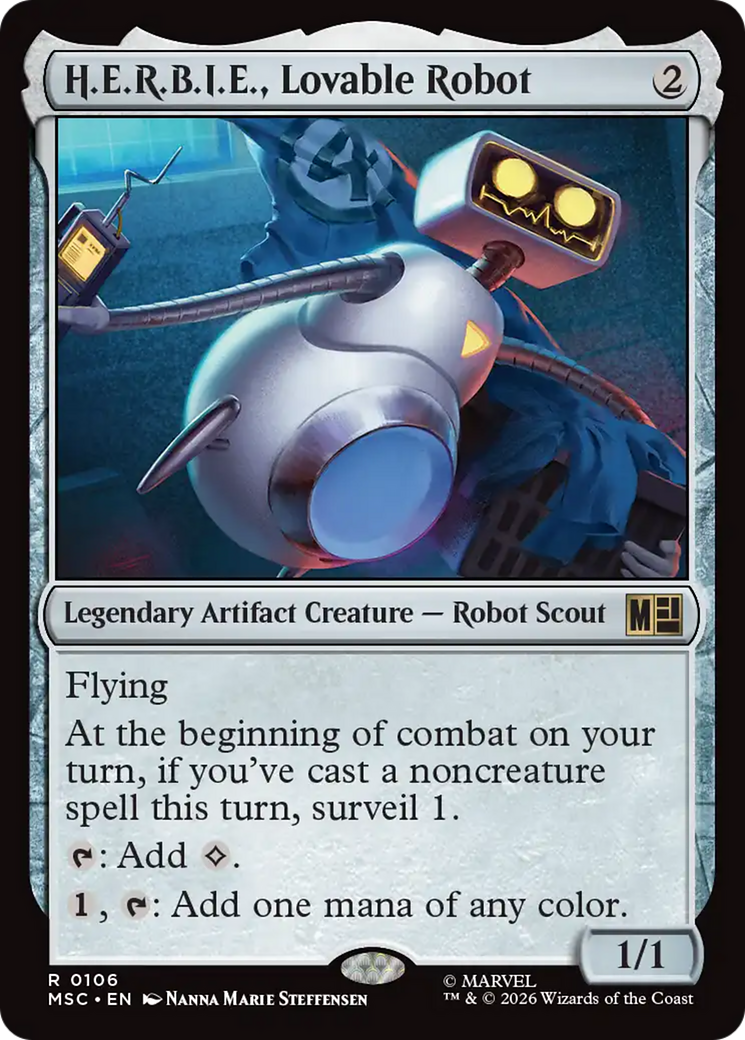 H.E.R.B.I.E., Lovable Robot [Marvel Super Heroes Commander] | Exor Games Dartmouth