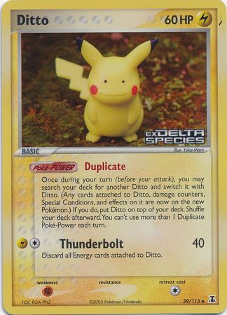 Ditto (39/113) (Stamped) [EX: Delta Species] | Exor Games Dartmouth