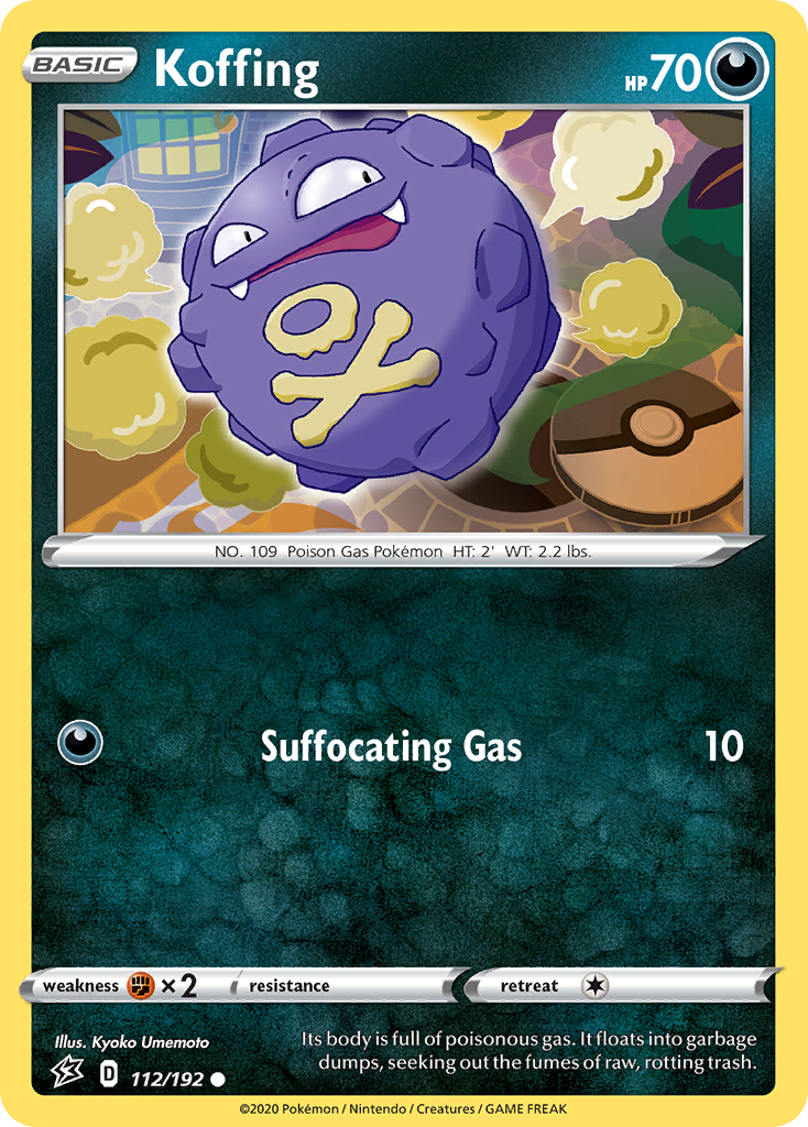 Koffing (112/192) [Sword & Shield: Rebel Clash] | Exor Games Dartmouth