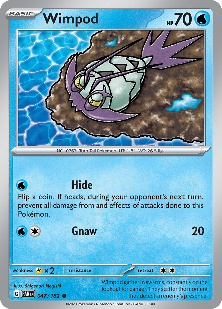 Wimpod (047/182) [Scarlet & Violet: Paradox Rift] | Exor Games Dartmouth