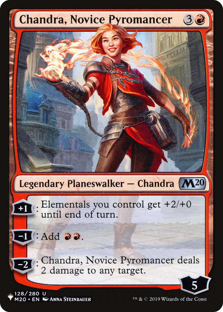 Chandra, Novice Pyromancer [The List Reprints] | Exor Games Dartmouth