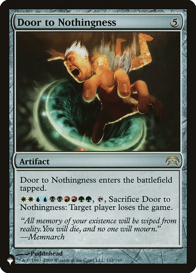Door to Nothingness [The List] | Exor Games Dartmouth