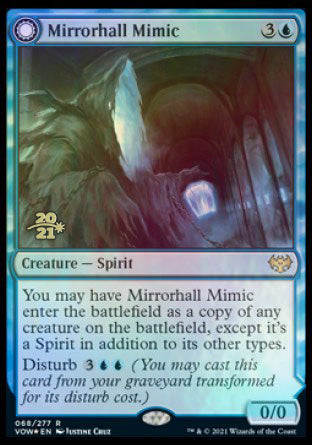 Mirrorhall Mimic // Ghastly Mimicry [Innistrad: Crimson Vow Prerelease Promos] | Exor Games Dartmouth