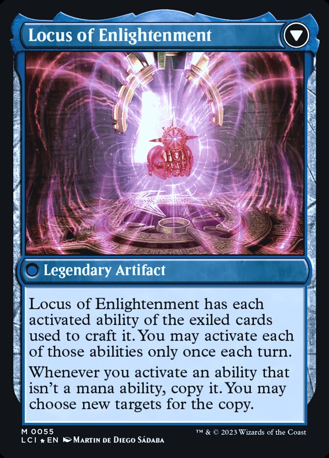 The Enigma Jewel // Locus of Enlightenment [The Lost Caverns of Ixalan Prerelease Cards] | Exor Games Dartmouth