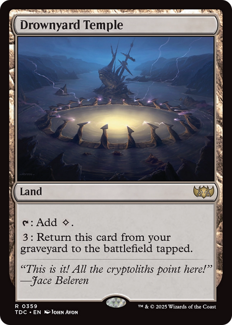 Drownyard Temple [Tarkir: Dragonstorm Commander] | Exor Games Dartmouth