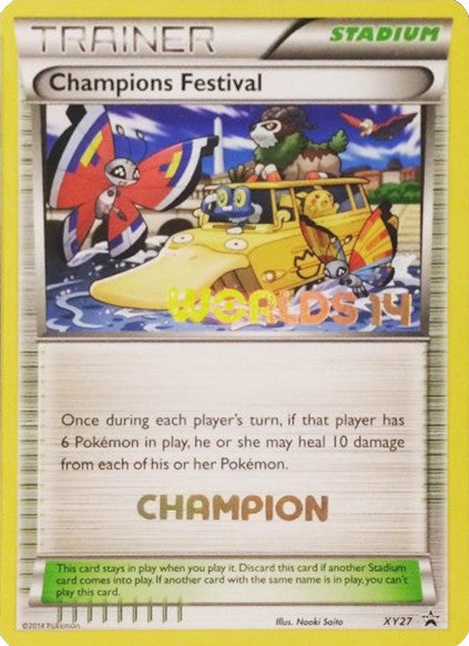 Champions Festival (XY27) (2014 Champion) [XY: Black Star Promos] | Exor Games Dartmouth