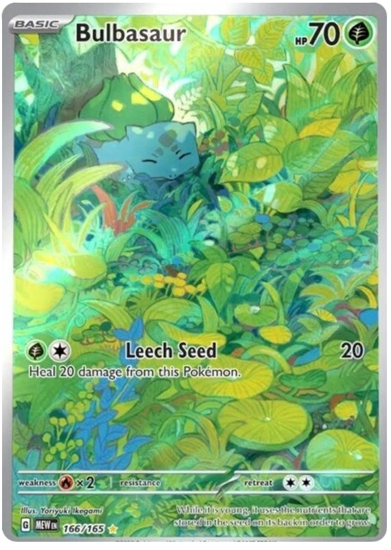 Bulbasaur (166/165) [Scarlet & Violet: 151] | Exor Games Dartmouth