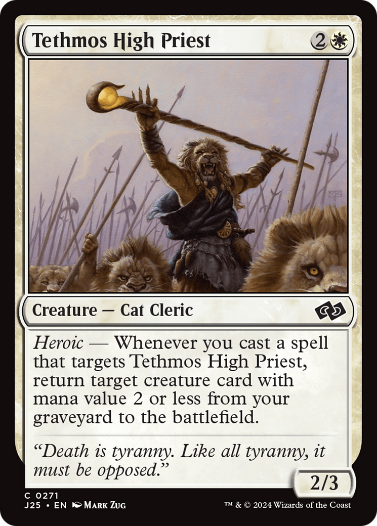 Tethmos High Priest [Foundations Jumpstart] | Exor Games Dartmouth