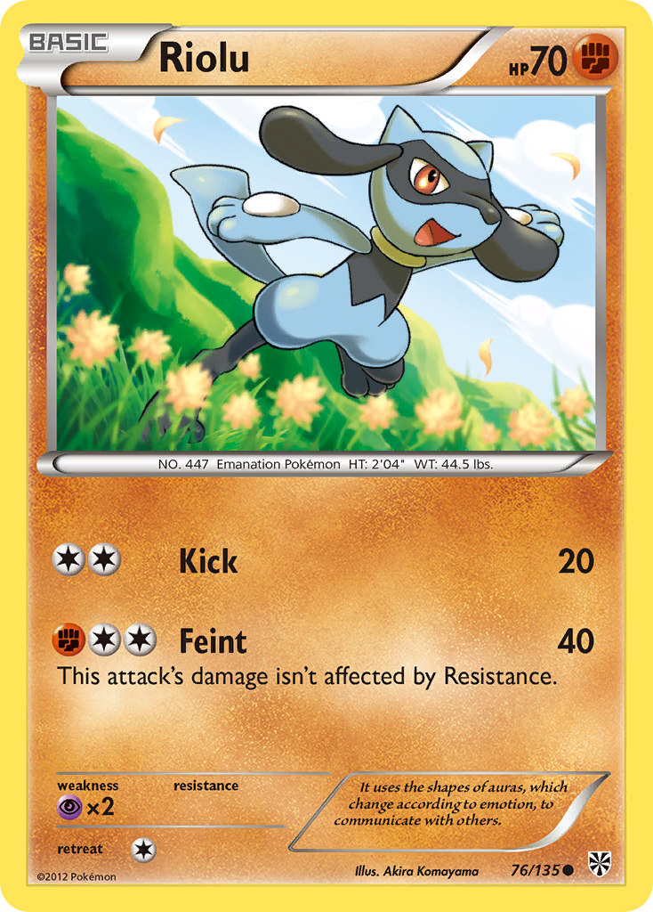 Riolu (76/135) [Black & White: Plasma Storm] | Exor Games Dartmouth