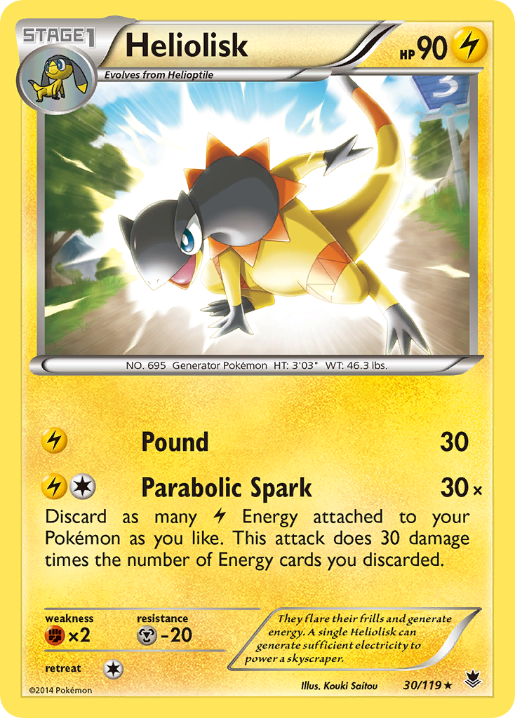 Heliolisk (30/119) [XY: Phantom Forces] | Exor Games Dartmouth