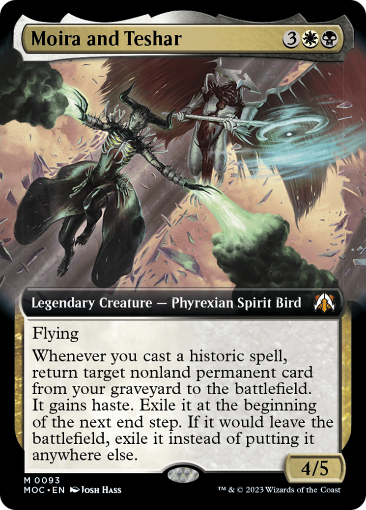 Moira and Teshar (Extended Art) [March of the Machine Commander] | Exor Games Dartmouth