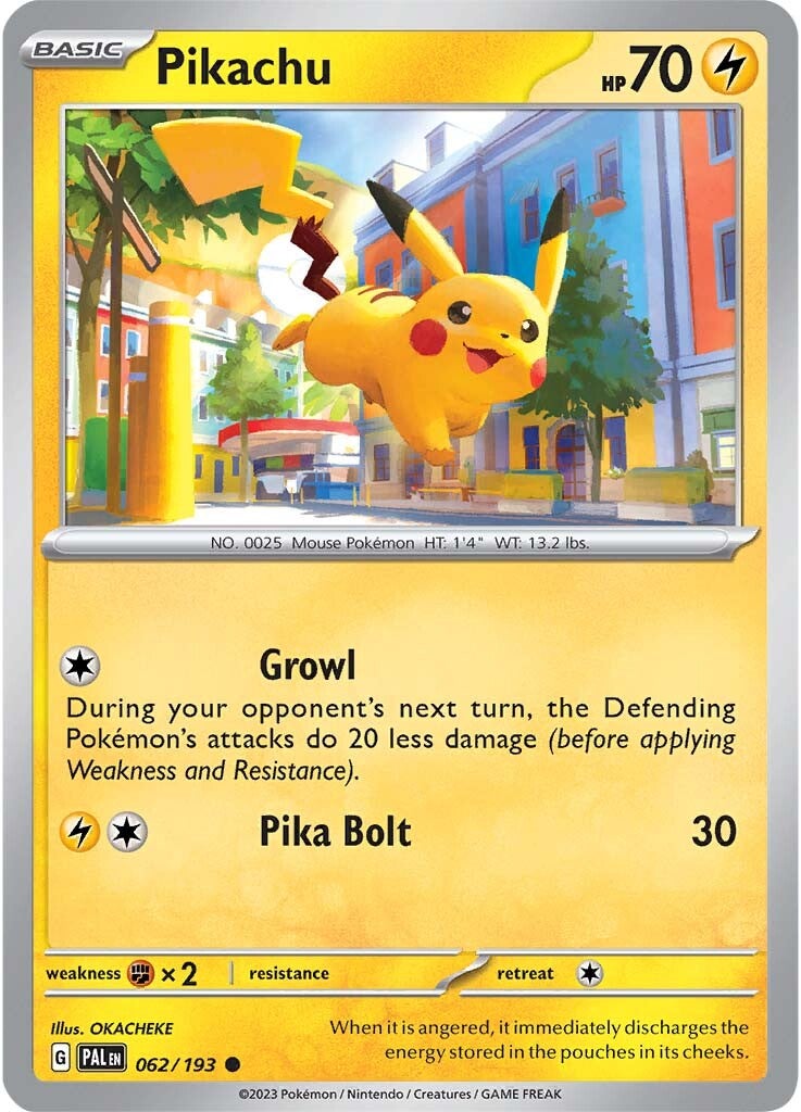 Pikachu (062/193) [Scarlet & Violet: Paldea Evolved] | Exor Games Dartmouth