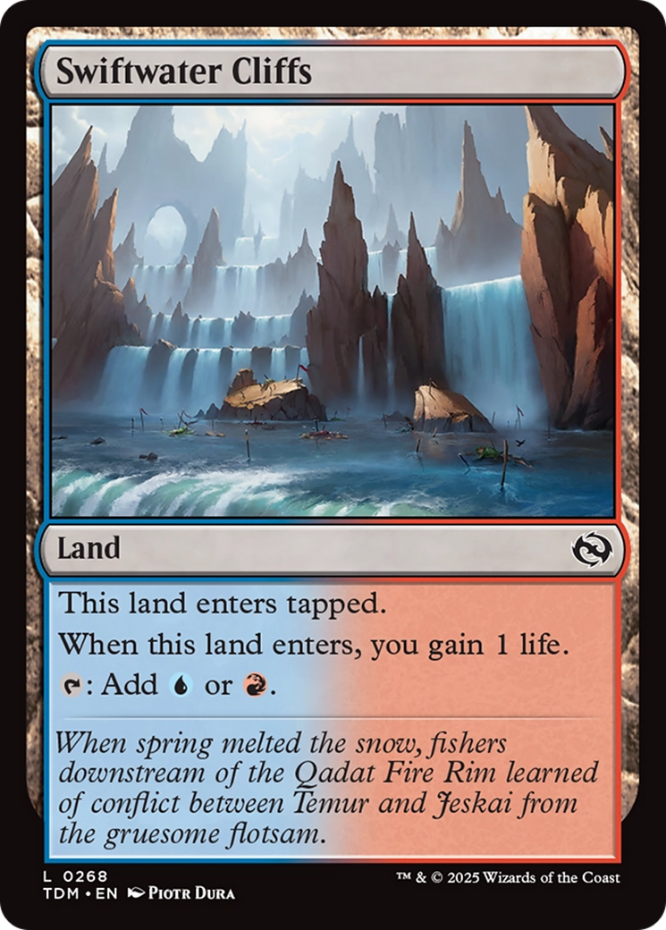 Swiftwater Cliffs [Tarkir: Dragonstorm] | Exor Games Dartmouth