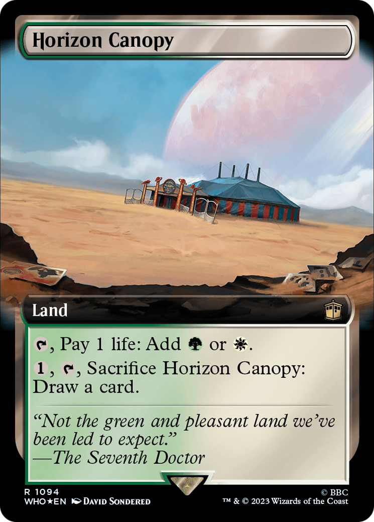 Horizon Canopy (Extended Art) (Surge Foil) [Doctor Who] | Exor Games Dartmouth