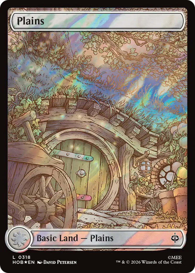 Plains (0318) (Surge Foil) [The Hobbit] | Exor Games Dartmouth