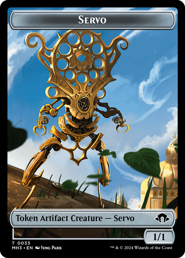 Illusion // Servo Double-Sided Token [Modern Horizons 3 Commander Tokens] | Exor Games Dartmouth