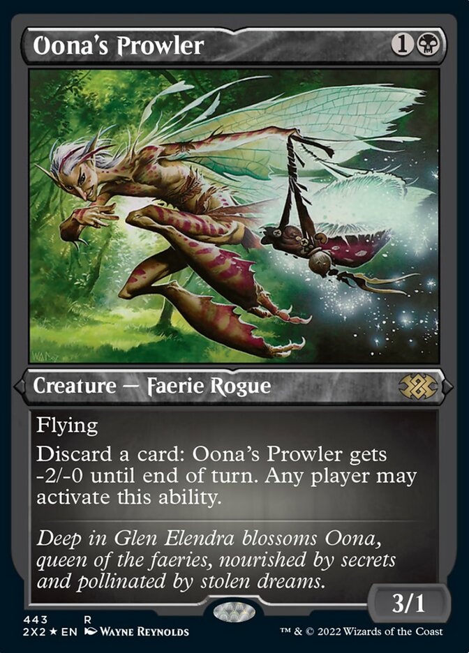 Oona's Prowler (Foil Etched) [Double Masters 2022] | Exor Games Dartmouth