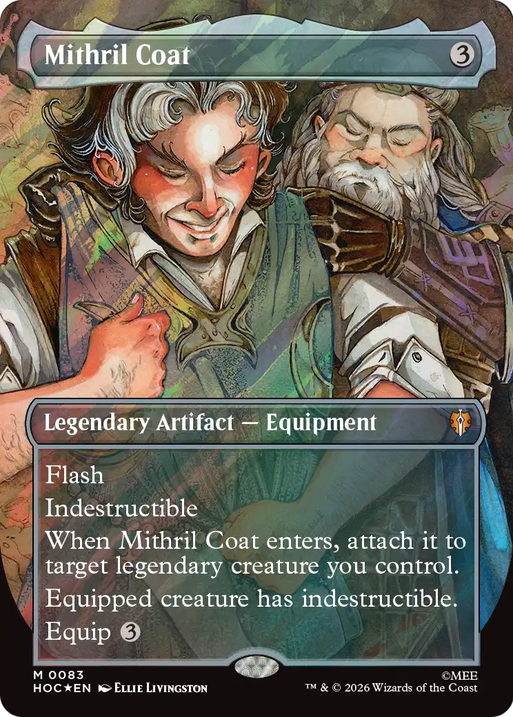 Mithril Coat (Borderless) (Surge Foil) [The Hobbit: Eternal-Legal] | Exor Games Dartmouth