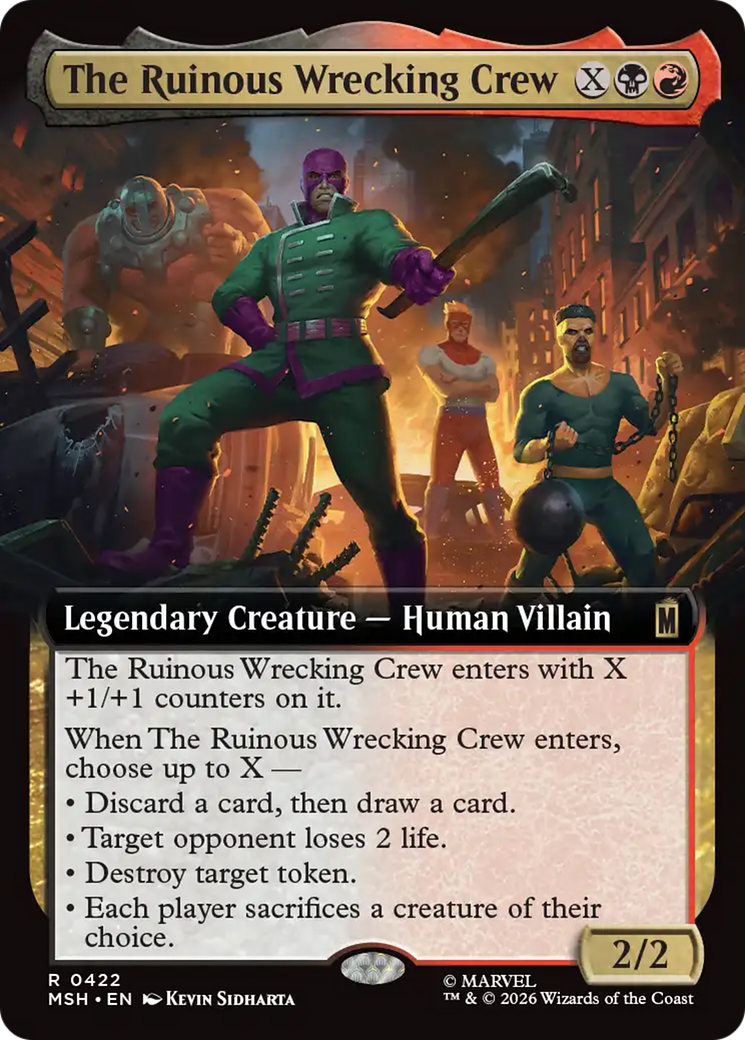 The Ruinous Wrecking Crew (Extended Art) [Marvel Super Heroes] | Exor Games Dartmouth