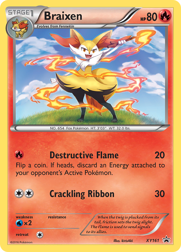 Braixen (XY161) [XY: Black Star Promos] | Exor Games Dartmouth