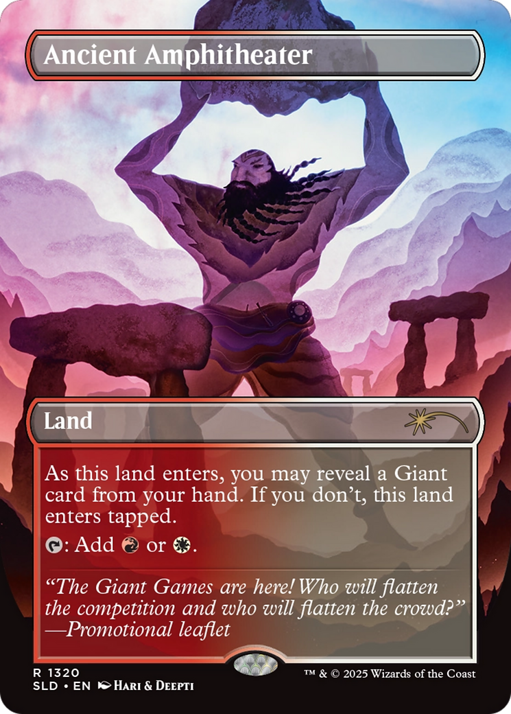 Ancient Amphitheater (Rainbow Foil) [Secret Lair Drop Series] | Exor Games Dartmouth