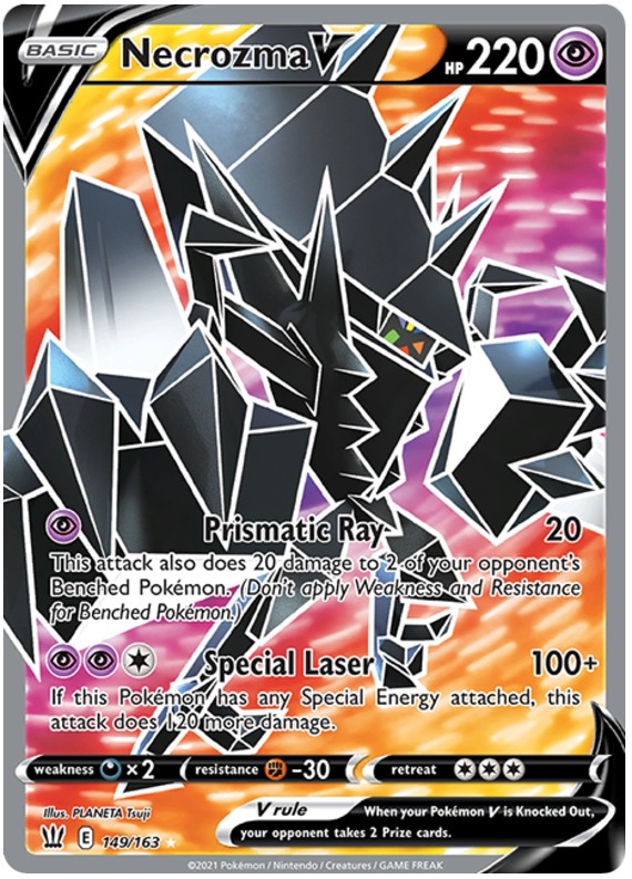 Necrozma V (149/163) [Sword & Shield: Battle Styles] | Exor Games Dartmouth