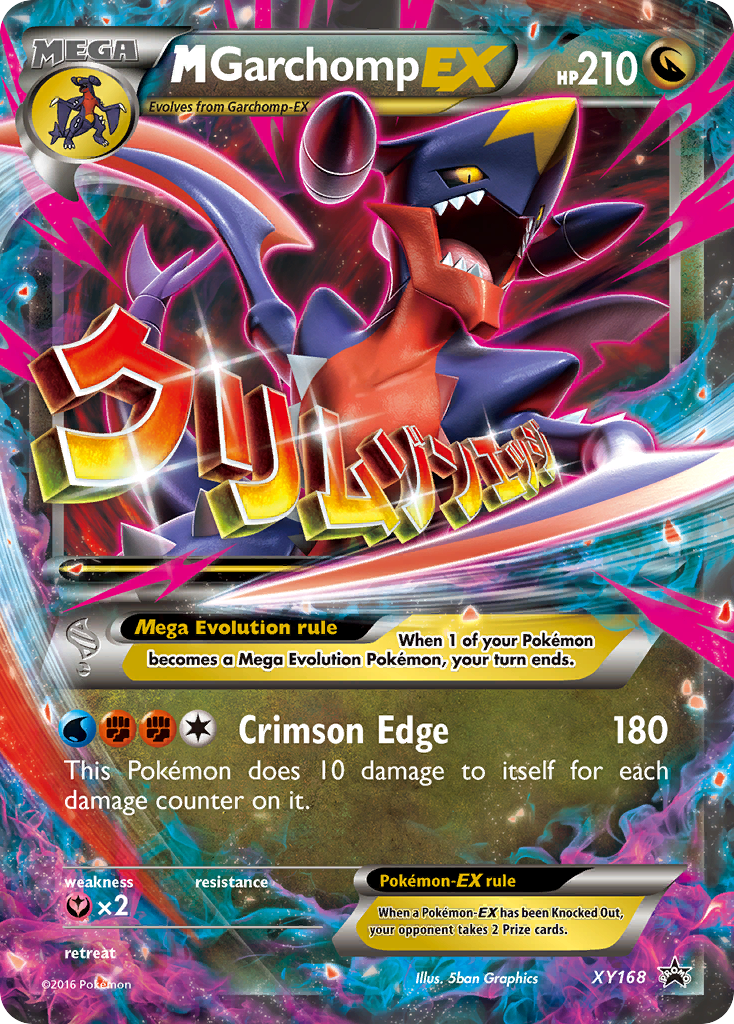 M Garchomp EX (XY168) [XY: Black Star Promos] | Exor Games Dartmouth