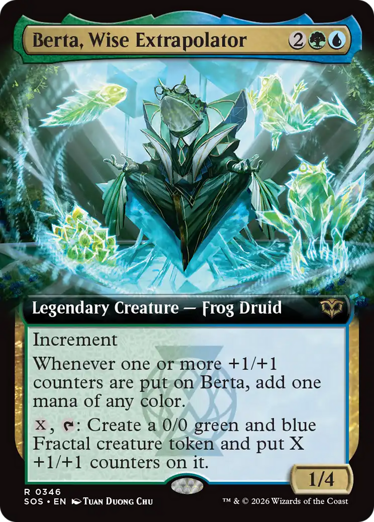 Berta, Wise Extrapolator (Extended Art) [Secrets of Strixhaven] | Exor Games Dartmouth