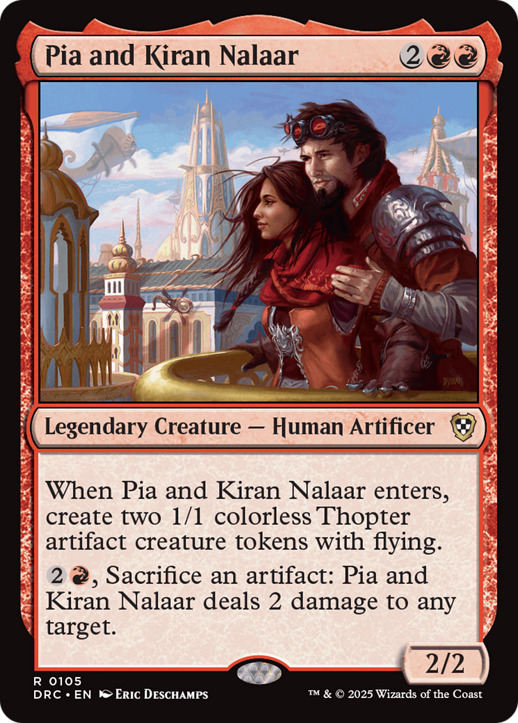 Pia and Kiran Nalaar [Aetherdrift Commander] | Exor Games Dartmouth