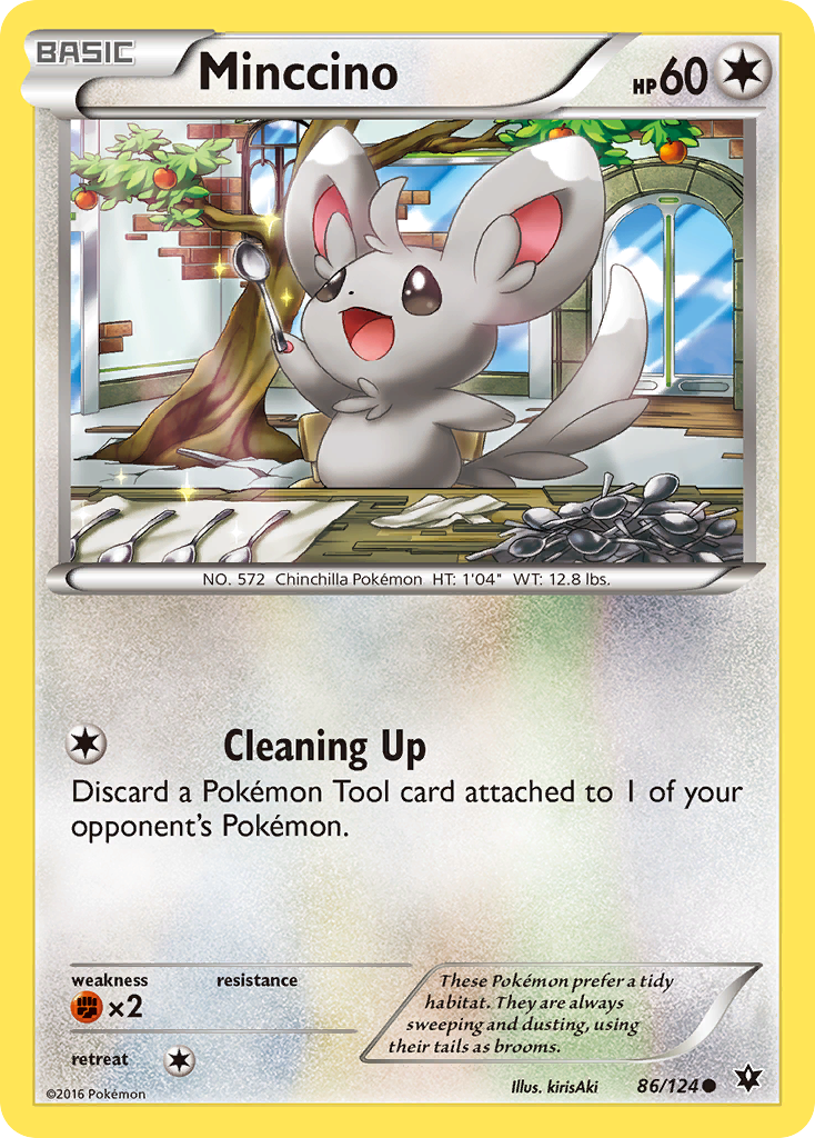Minccino (86/124) [XY: Fates Collide] | Exor Games Dartmouth