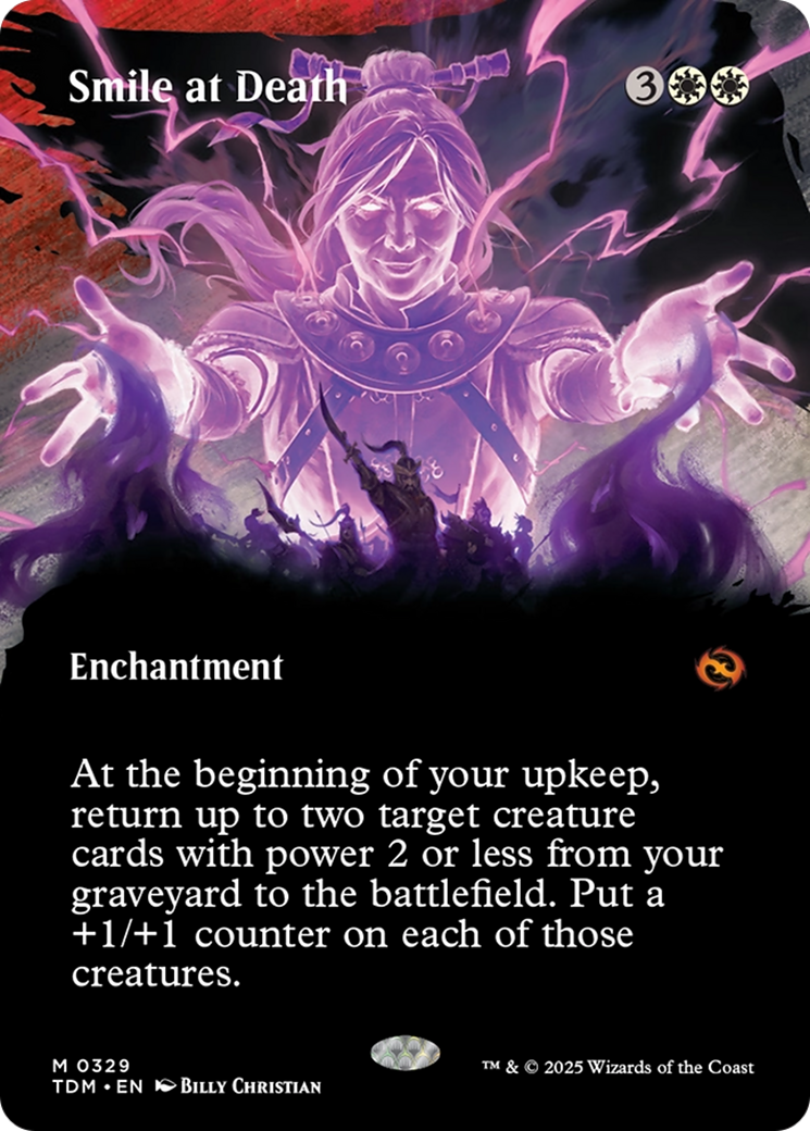 Smile at Death (Borderless) [Tarkir: Dragonstorm] | Exor Games Dartmouth