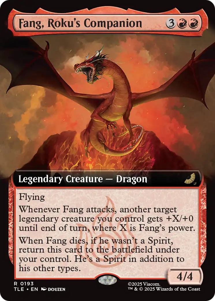 Fang, Roku's Companion (Extended Art) [Avatar: The Last Airbender: Eternal-Legal] | Exor Games Dartmouth